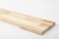 Preview: Solid wood panel stair step Ash Select Nature 45mm fixed lamella KGZ 40mm
